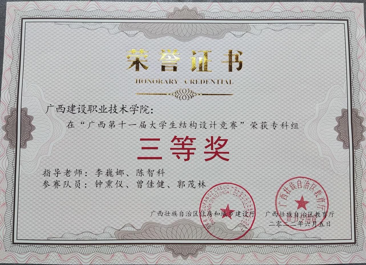 榮譽證書
