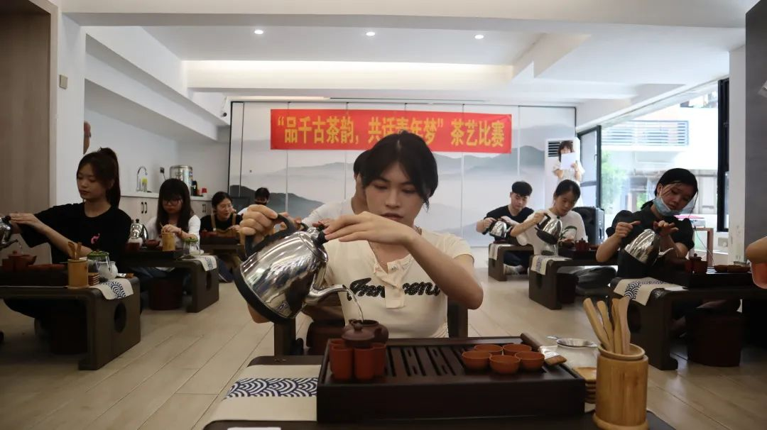 茶藝實(shí)操現(xiàn)場(chǎng)